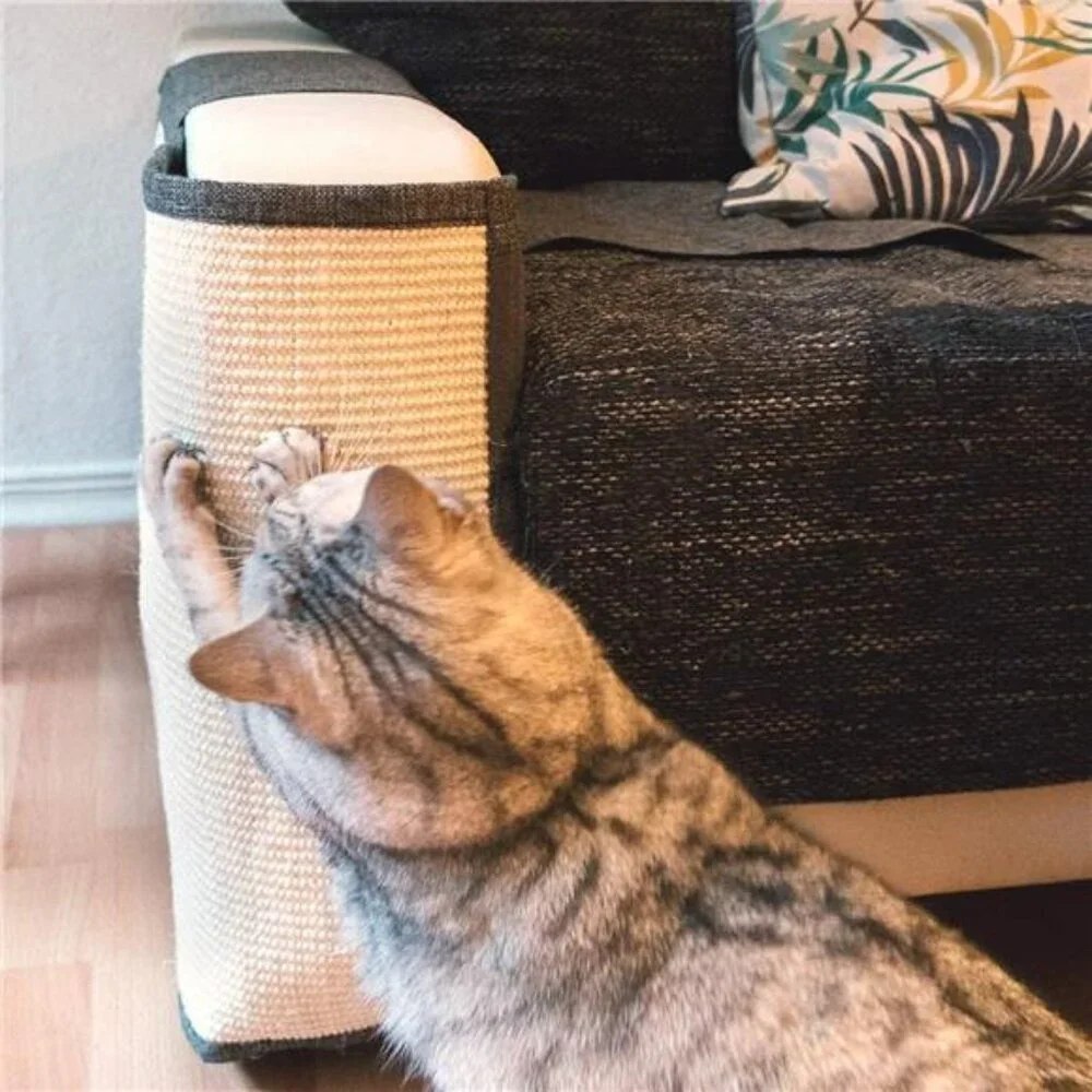 Cat Scratch Mat Sofa Protector -Natural Sisal Furniture Protector Scratching Pad